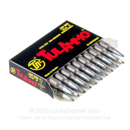 Large image of Bulk Steel Cased 308 Win Ammo For Sale - 165 grain SP Tula Ammunition in Stock - 500 Rounds