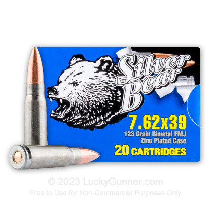 Image 2 of Silver Bear 7.62X39 Ammo