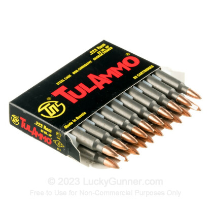 Large image of Bulk Tula 223 Rem Ammo For Sale - 62 grain HP Ammunition In Stock