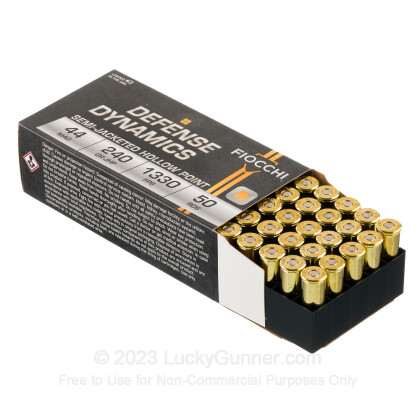 Large image of Bulk 44 Magnum Ammo For Sale - 240 gr SJHP Ammunition In Stock by Fiocchi - 500 Rounds