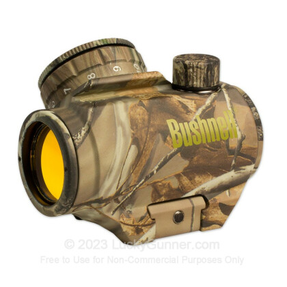Large image of Rifle Scope For Sale - Trophy Red Dot - 731309 - 3 MOA Red Dot - Realtree AP Bushnell Optics Rifle Scopes in Stock