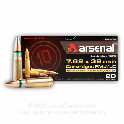 Image 1 of Arsenal 7.62X39 Ammo