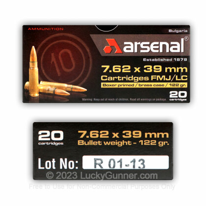 Image 4 of Arsenal 7.62X39 Ammo