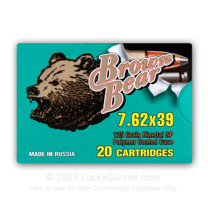 Image 2 of Brown Bear 7.62X39 Ammo