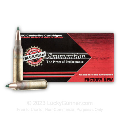 Large image of Premium 5.56x45mm Ammo For Sale - 77 Grain TMK Ammunition in Stock by Black Hills  - 50 Rounds