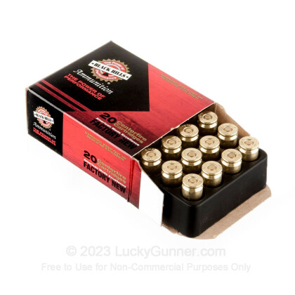 Large image of Premium 40 S&W Ammo For Sale - 180 Grain JHP Ammunition in Stock by Black Hills - 20 Rounds