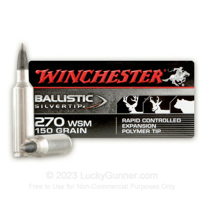 Image 1 of Winchester .270 Winchester Short Magnum Ammo