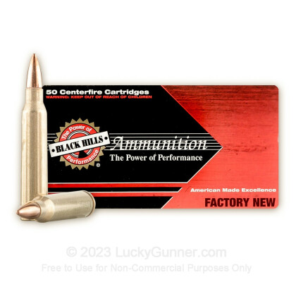 Large image of Premium 223 Rem Ammo For Sale - 55 Grain FMJ Ammunition in Stock by Black Hills Ammunition - 50 Rounds