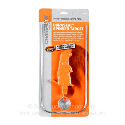 Large image of Champion Duraseal Spinner Targets For Sale - Orange Self-Healing Prairie Dog Spinner Target In Stock