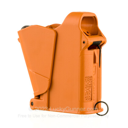 Large image of maglula Orange Universal Pistol Magazine Loader For 9mm through 45 ACP handgun magazines For Sale