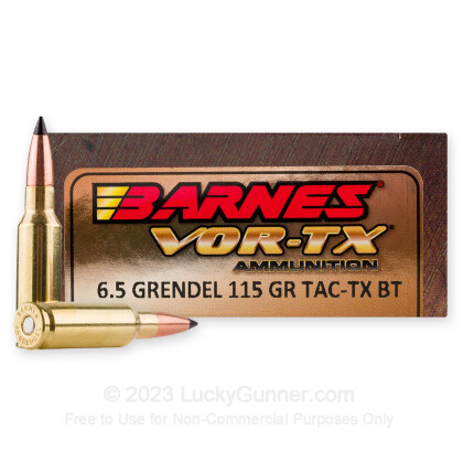 Image 1 of Barnes 6.5 Grendel Ammo