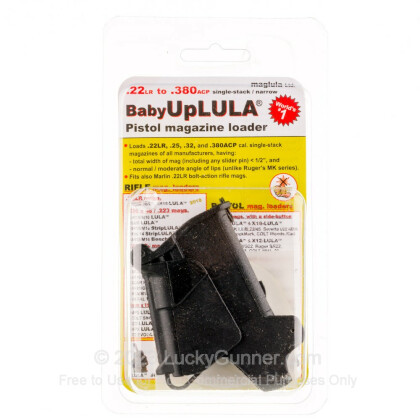 Large image of MagLULA Baby UpLula Universal Pistol Magazine Loader For 22LR through 380 ACP handgun magazines For Sale