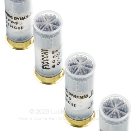 Large image of Cheap 12 Gauge Ammo For Sale - 2-3/4” 1oz. #8 Shot Ammunition in Stock by Fiocchi - 25 Rounds