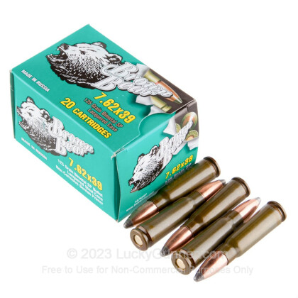 Image 3 of Brown Bear 7.62X39 Ammo
