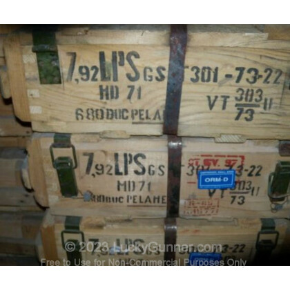 Image 1 of Romanian Military Surplus 8mm Mauser (8x57mm JS) Ammo