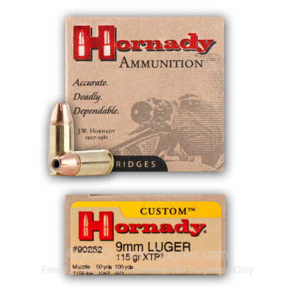 Image 4 of Hornady 9mm Luger (9x19) Ammo