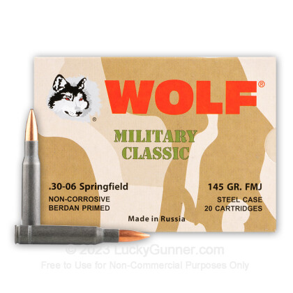 Image 1 of Wolf .30-06 Ammo