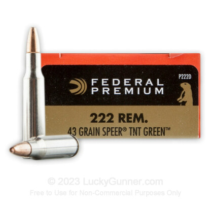 Image 1 of Federal .222 Remington Ammo
