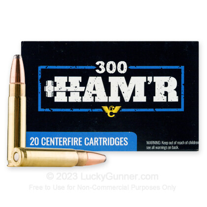 Large image of Premium 300 HAM'R Ammo For Sale - 130 Grain Hot-Cor Ammunition in Stock by Wilson Combat - 20 Rounds