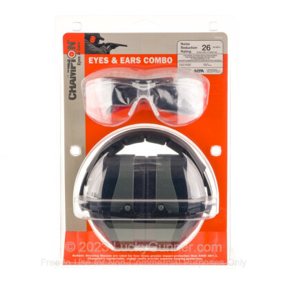 Large image of Champion Eyes & Ears Combo For Sale - 26 NRR - Champion Hearing Protection and Glasses in Stock