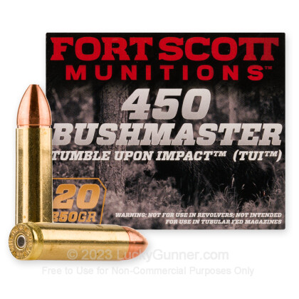 Image 2 of Fort Scott Munitions .450 Bushmaster Ammo