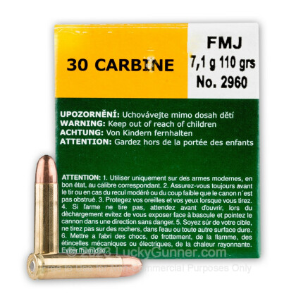 Image 2 of Sellier & Bellot 30 Carbine Ammo