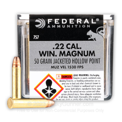 Image 1 of Federal .22 Magnum (WMR) Ammo