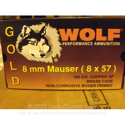 Image 2 of Wolf 8mm Mauser (8x57mm JS) Ammo