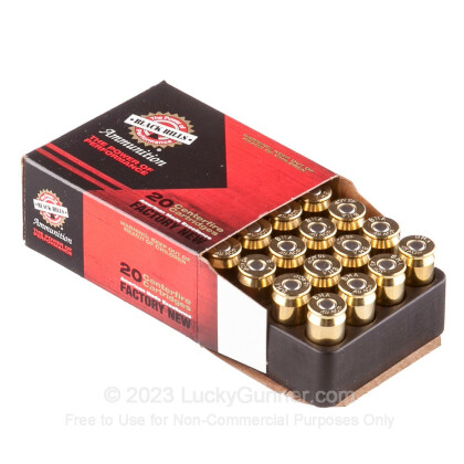 Large image of Premium 45 ACP Ammo For Sale - 200 Grain SWC Ammunition in Stock by Black Hills - 20 Rounds