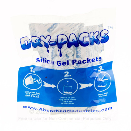 Large image of Silica Gel Packet for Sale - 5 gram - Gunslick Pro Cleaning Patches For Sale