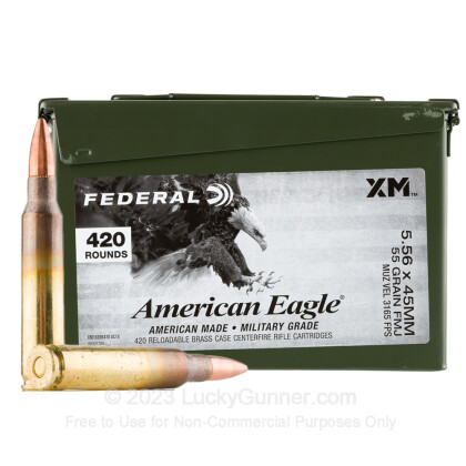 Image 1 of Federal 5.56x45mm Ammo