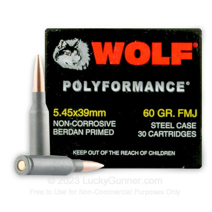 Image 2 of Wolf 5.45x39 Russian Ammo