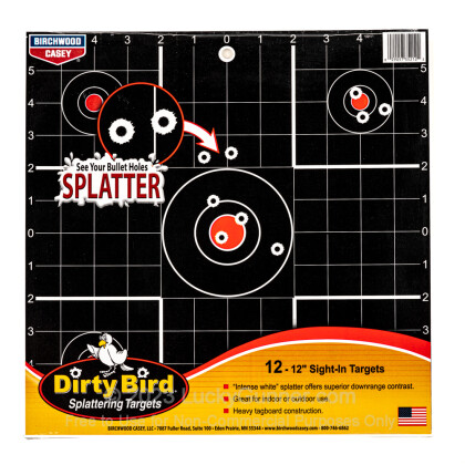 Large image of Dirty Bird Black Targets For Sale - Dirty Bird Target Kit - Birchwood Casey 12" Targets For Sale