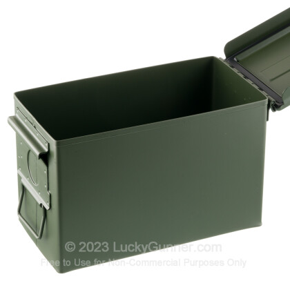 Large image of 50 Cal Green Brand New Mil-Spec M2A1 Ammo Cans For Sale