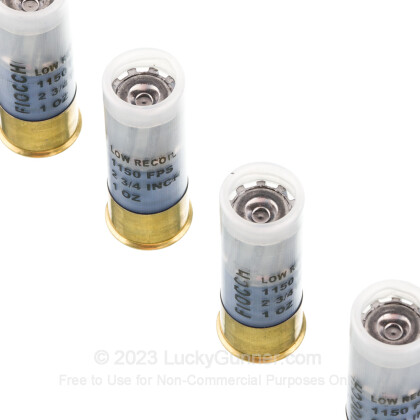 Large image of Bulk 12 Gauge Ammo For Sale - 2-3/4" 1 oz. Rifled Slug Ammunition in Stock by Fiocchi Exacta Aero - 250 Rounds 
