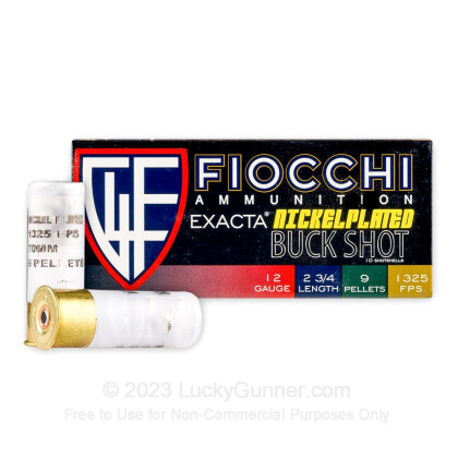 Large image of 12 ga Ammo For Sale - 2-3/4" 00 Buck Ammunition by Fiocchi