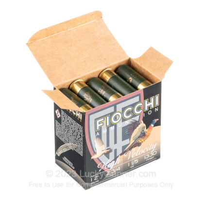 Large image of 12 Gauge - 2-3/4" High Velocity Hunting #8 Shot - Fiocchi - 25 Rounds