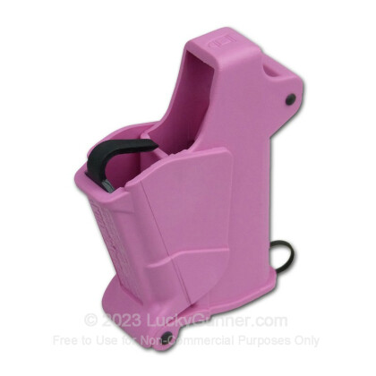 Large image of MagLULA Pink Baby Universal Pistol Magazine Loader For 22LR through 380 ACP handgun magazines For Sale