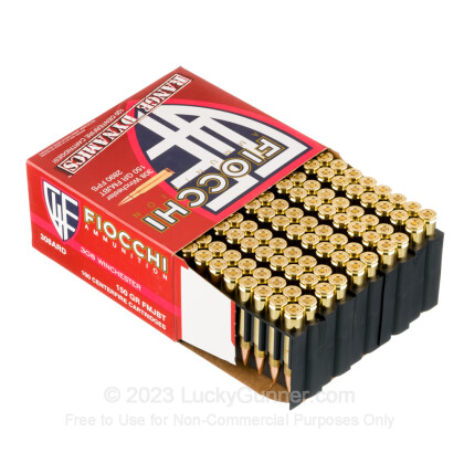 Large image of Bulk 308 Ammo For Sale - 150 Grain FMJBT Ammunition in Stock by Fiocchi - 500 Rounds