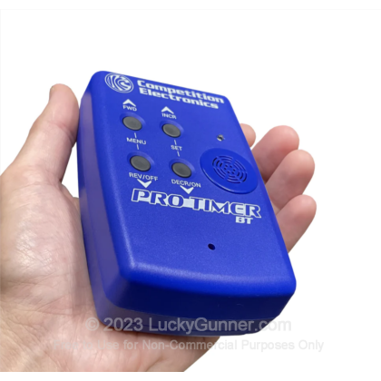 Large image of Premium Shot Timer For Sale - ProTimerBT in Stock by Competition Electronics - Blue