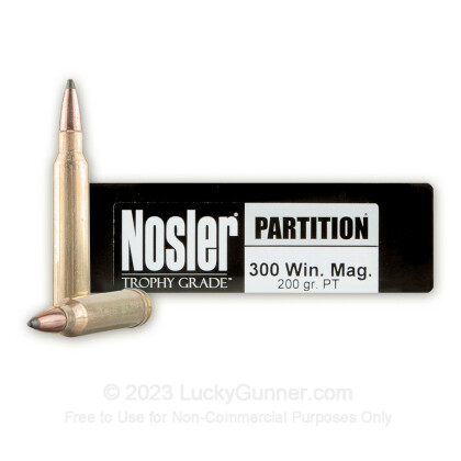 Image 1 of Nosler Ammunition .300 Winchester Magnum Ammo