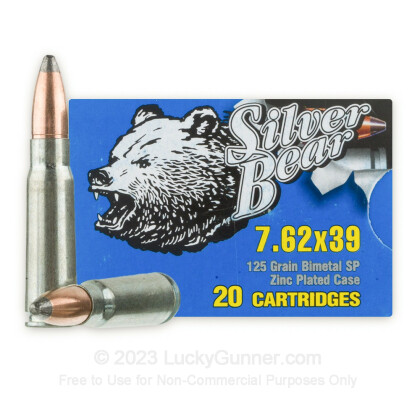 Image 1 of Silver Bear 7.62X39 Ammo
