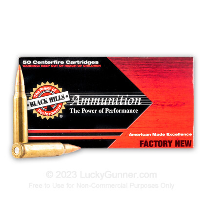 Large image of Premium 223 Rem Ammo For Sale - 40 Grain V-Max Ammunition in Stock by Black Hills - 50 Rounds