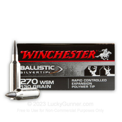 Image 2 of Winchester .270 Winchester Short Magnum Ammo