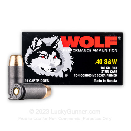 Image 2 of Wolf .40 S&W (Smith & Wesson) Ammo