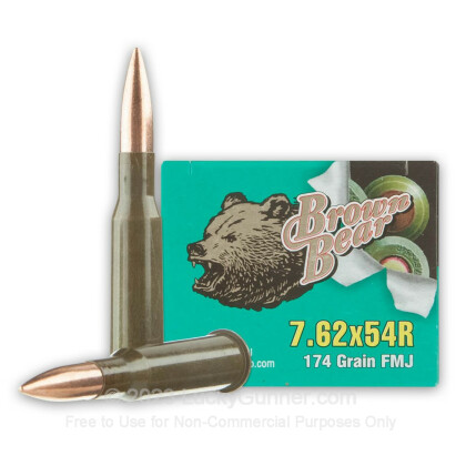 Image 1 of Brown Bear 7.62x54r Ammo