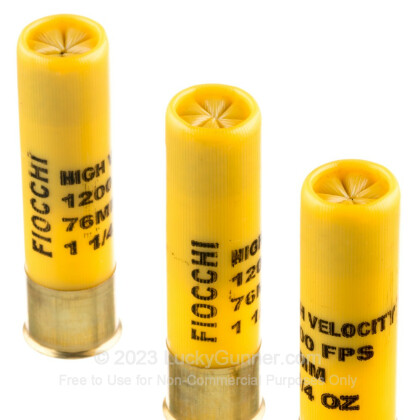 Large image of Cheap 20 Gauge Ammo For Sale - 3" 1-1/4 oz. #8 Shot Ammunition in Stock by Fiocchi Optima - 25 Rounds