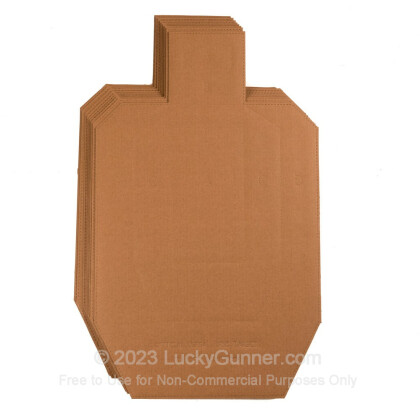 Large image of Bulk Cardboard Targets For Sale - IPSC/USPSA Metric Silhouettes in Stock by Target Barn - 100 Count