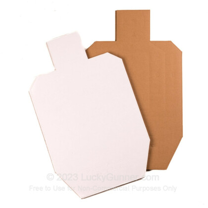 Large image of Bulk Cardboard Targets For Sale - IPSC/USPSA Metric Silhouettes in Stock by Target Barn - 100 Count