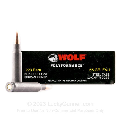 Image 2 of Wolf .223 Remington Ammo